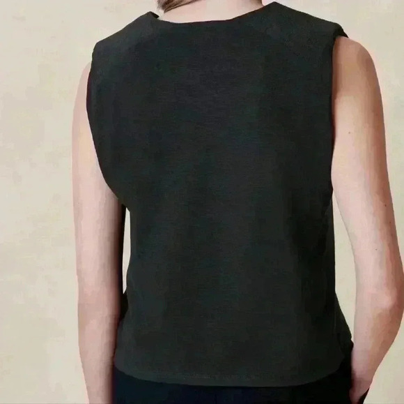 BANANA REPUBLIC SLUB TRAPUNTO T-SHIRT - Picture 3 of 6